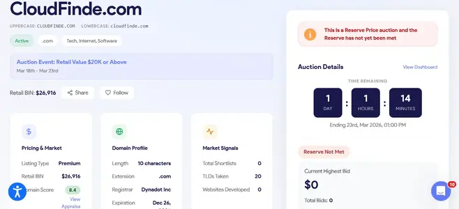 Screenshot 2026-03-22 at 23-45-48 CloudFinde.com on Auctions - Atom Domain Auctions.webp