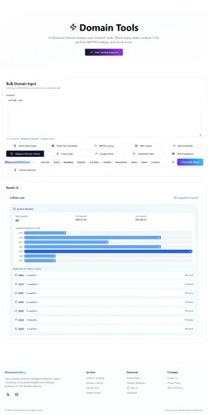 Screenshot 2026-04-29 at 09-28-11 Domain Tools — Professional Domain Analysis & Research Tool...webp