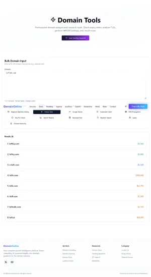 Screenshot 2026-04-29 at 09-29-31 Domain Tools — Professional Domain Analysis & Research Tool...webp