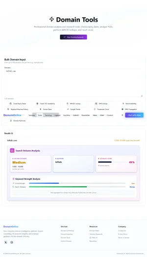 Screenshot 2026-05-06 at 22-31-42 Domain Tools — Professional Domain Analysis & Research Tool...webp