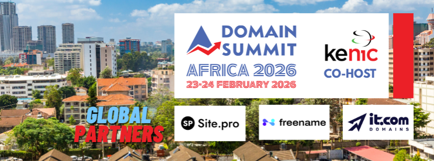 Domain Summit Africa 2026 - 23/24 Feb 2026 - Villa Rosa Kempinski, Nairobi, Kenya Domain Summit Africa 2026 - 23/24 Feb 2026 - Villa Rosa Kempinski, Nairobi, Kenya