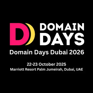 Domain Days Dubai - 14-15 October 2026, Dubai, UAE